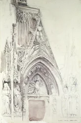 Southern Porch of St. Vulfran, Abbeville, 19th century